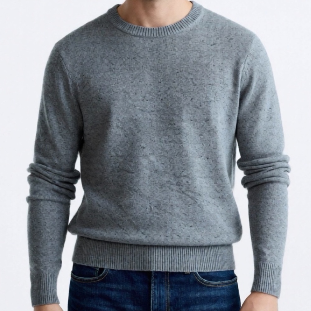 Scotch & Soda Sweater Mens Size XL Gray Wool Viscose Blend Preppy